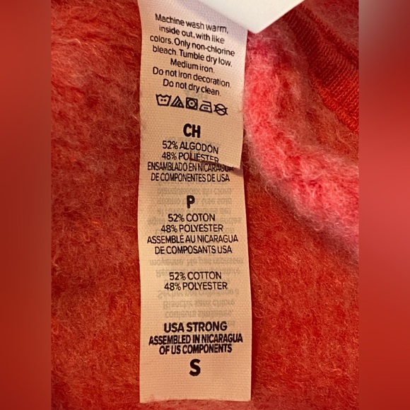 Kansas City Red animal print Hoodie SM - Picture 6 of 6